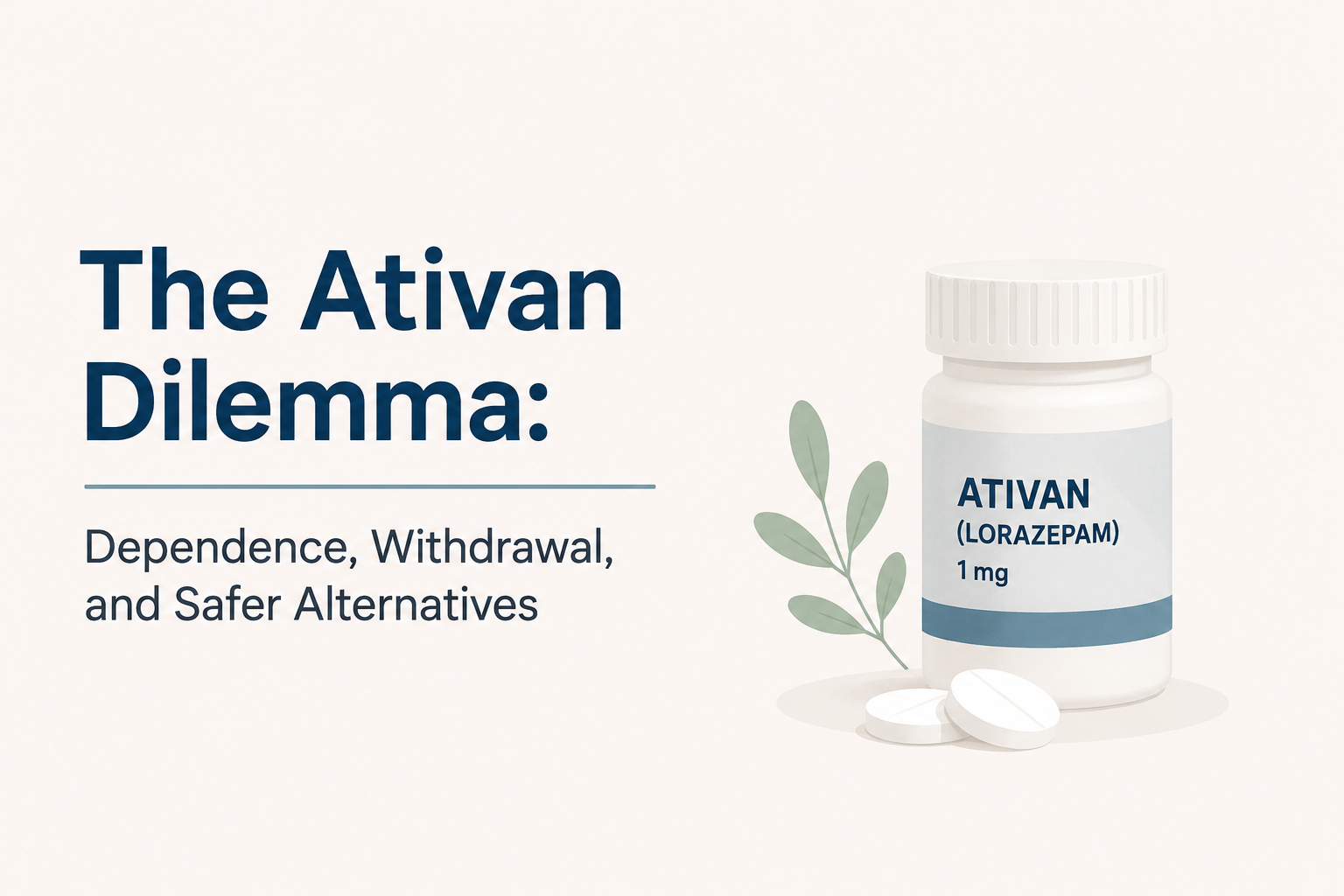 The Ativan Dilemma: Dependence, Withdrawal, and Safer Alternatives