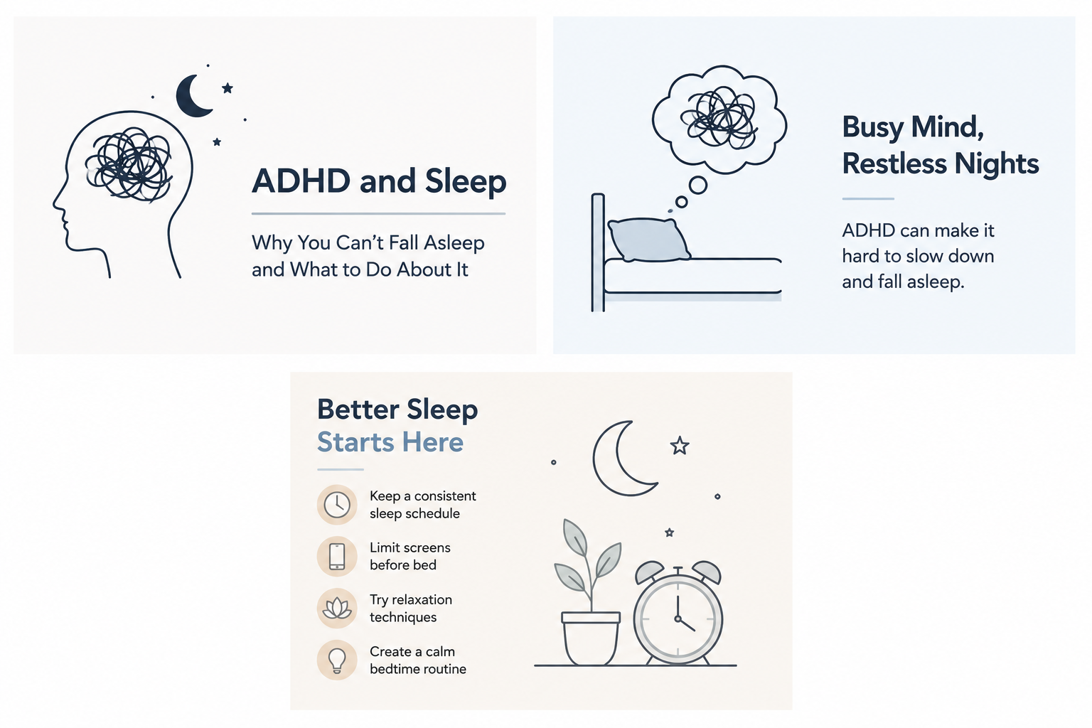 ADHD and Sleep: Why You Can't Fall Asleep and What to Do About It.